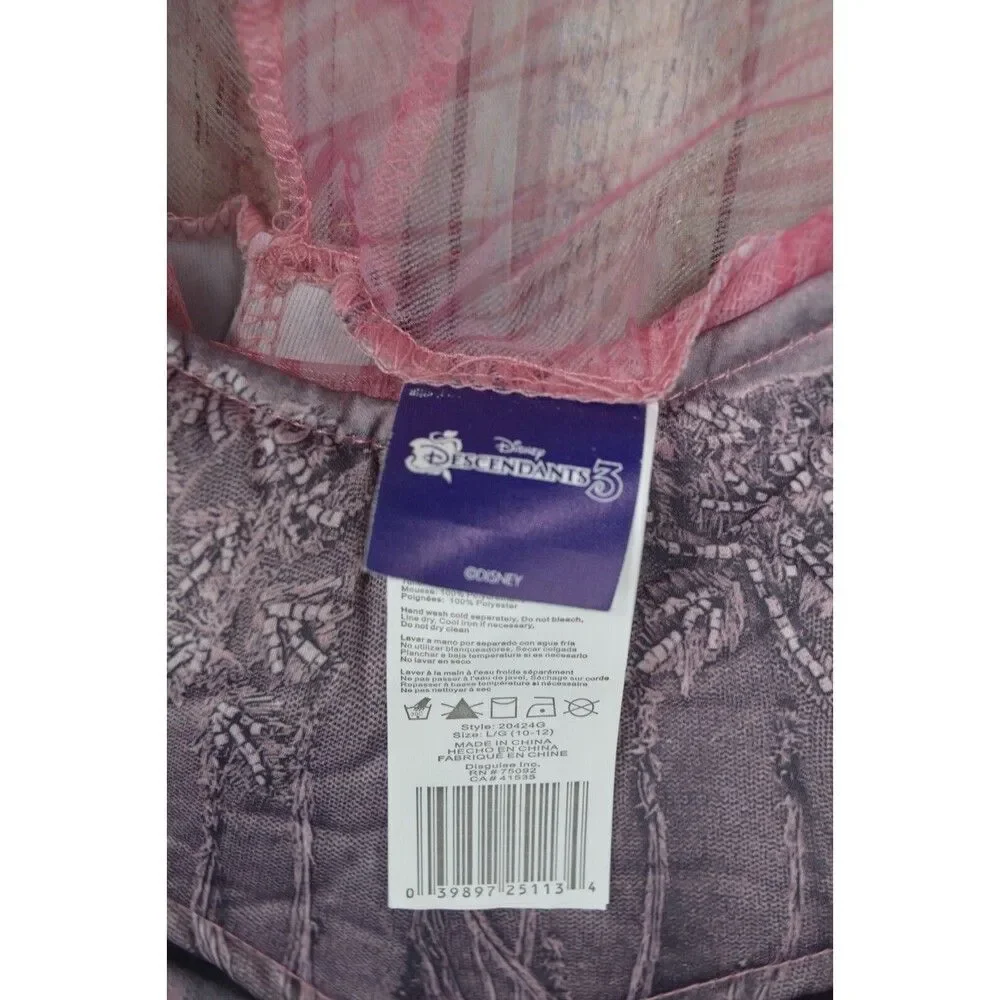 Disney Descendants 3 Audrey Deluxe Halloween Costume Size L 10/12 Girls Disguise